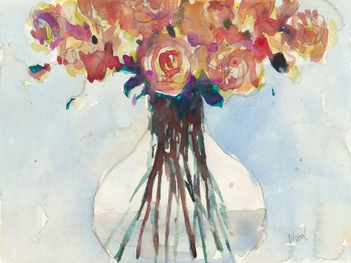 Faded Roses I Poster Print - Samuel Dixon