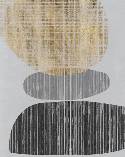 Gilded Shapes I Poster Print - Jennifer Goldberger