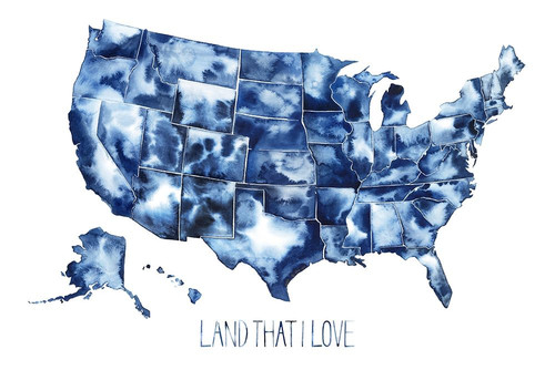 Land that I Love Poster Print - Grace Popp