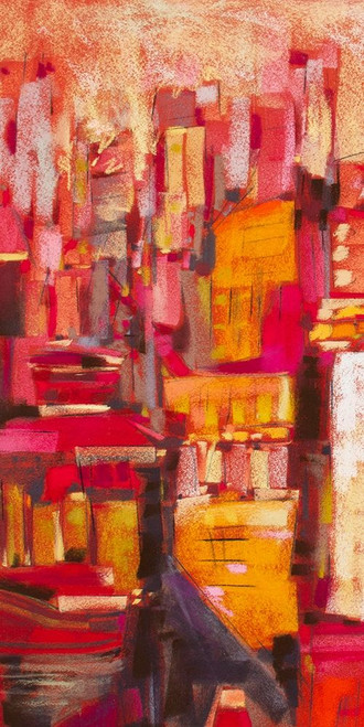 Pink City Sunrise I Poster Print - Jennifer Gardner