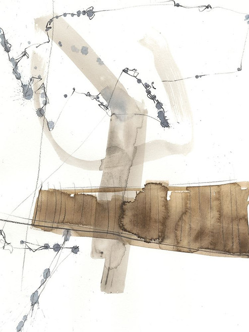 Umber Connection II Poster Print - Jennifer Goldberger