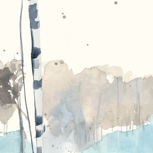 Birchline Grid V Poster Print - Jennifer Goldberger