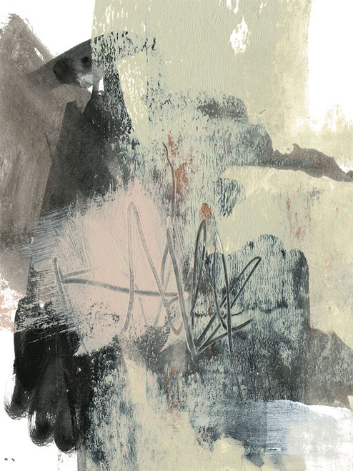 Blush and Black I Poster Print - Jennifer Goldberger