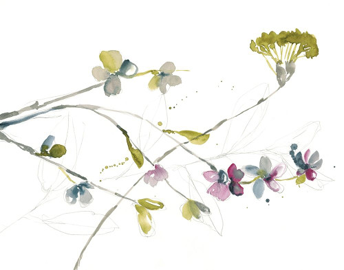 Branches and Blossoms I Poster Print - Jennifer Goldberger
