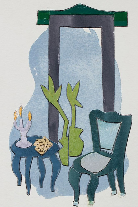 Chateau Interior IV Poster Print - Rob Delamater