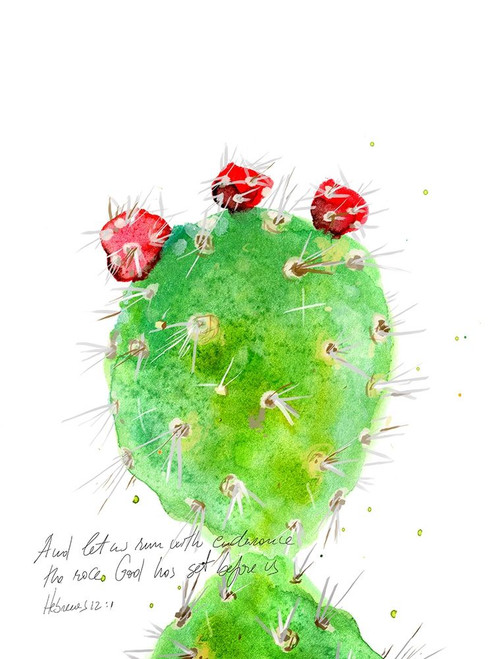 Cactus Verse IV Poster Print - Ingrid Blixt