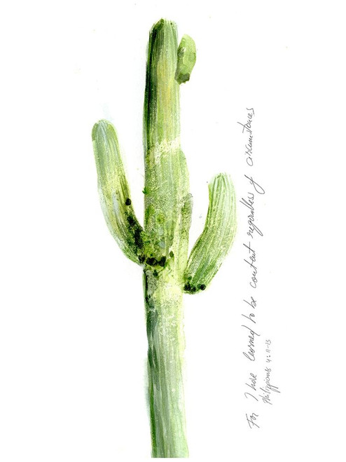 Cactus Verse V Poster Print - Ingrid Blixt