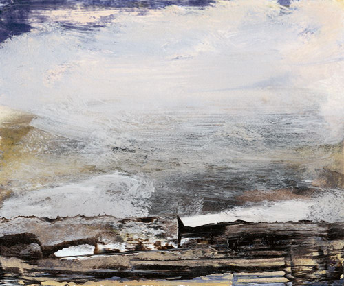 Horizon at Nightfall I Poster Print - Sharon Gordon