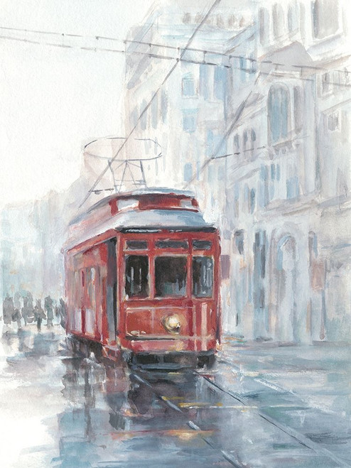 Watercolor Streetcar Study II Poster Print - Ethan Harper