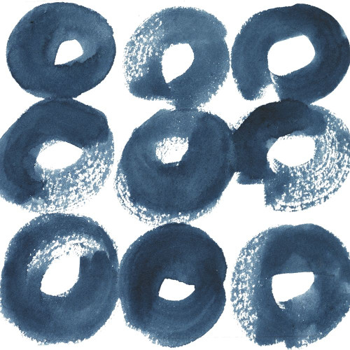 Indigo Ripple VII Poster Print - Grace Popp