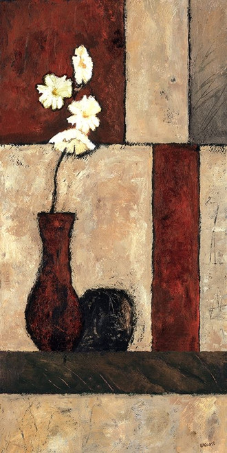 Earthy Orchid Panel II Poster Print - Judi Bagnato