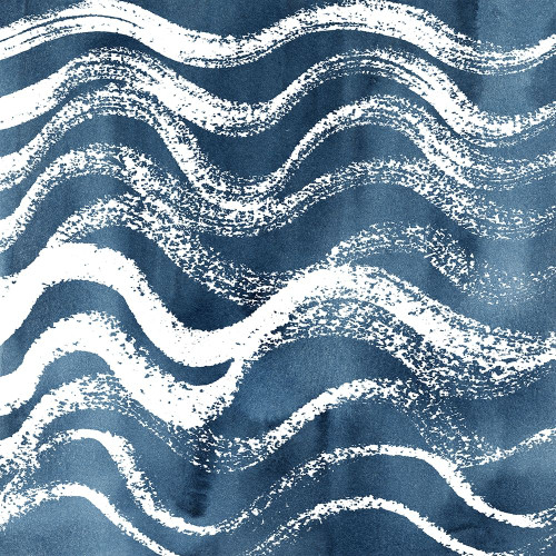 Indigo Ripple IX Poster Print - Grace Popp