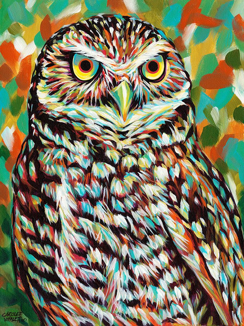 Fury Feather Friends II Poster Print - Carolee Vitaletti