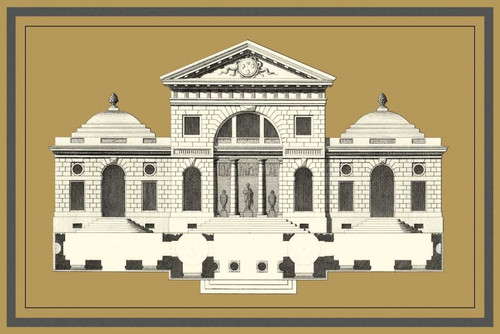 Grand Facade II Poster Print - Deneufforge