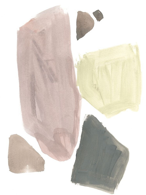 Muted Mod Shapes III Poster Print - Jennifer Goldberger