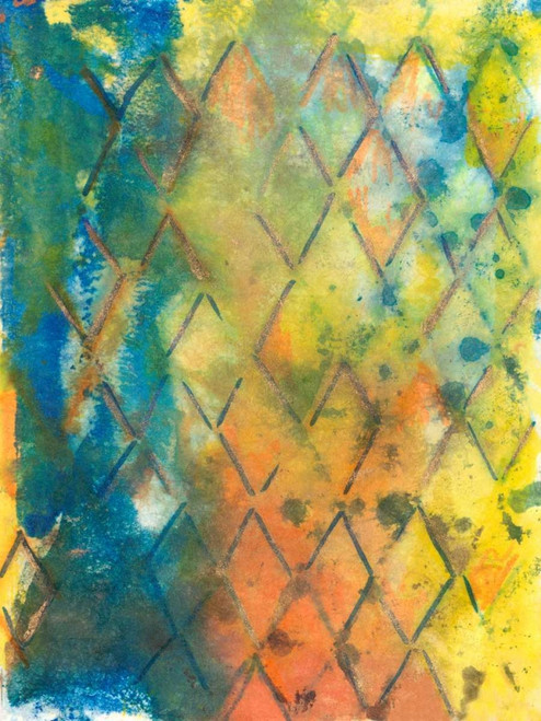 Spring Lattice II Poster Print - Joyce Combs