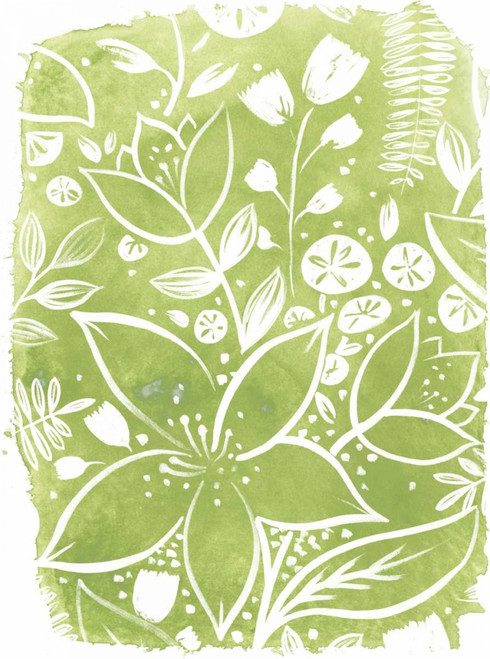 Garden Batik IV Poster Print - June Erica Vess