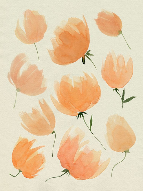 Fallen Flowers I Poster Print - Grace Popp