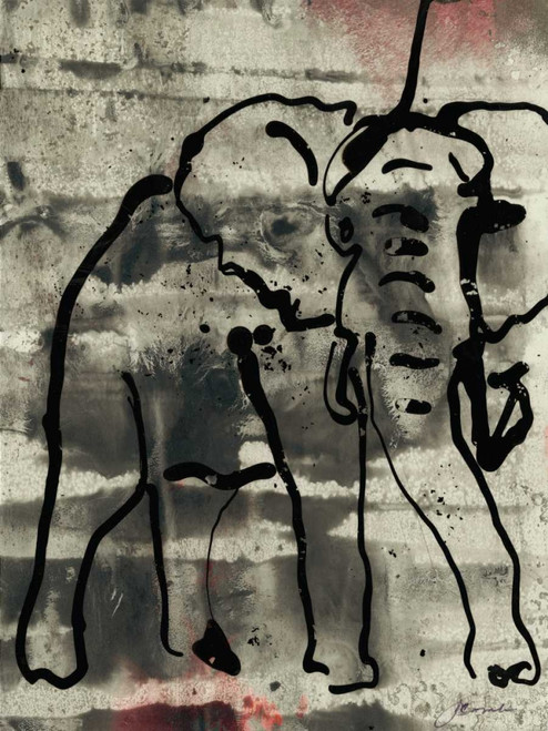 Abstract Elephant I Poster Print - Joyce Combs