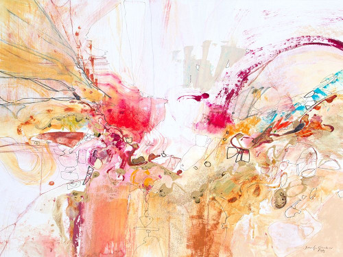 White Series VI Poster Print - Jennifer Gardner