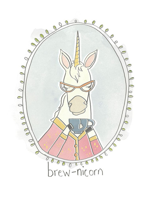 Caffeinated Cutie I Poster Print - June Erica Vess