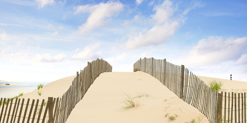 Beach Photography X Poster Print - James McLoughlin
