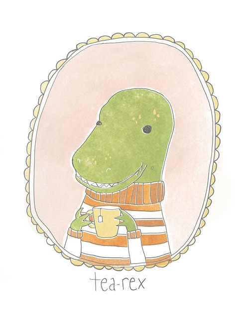 Caffeinated Cutie IV Poster Print - June Erica Vess