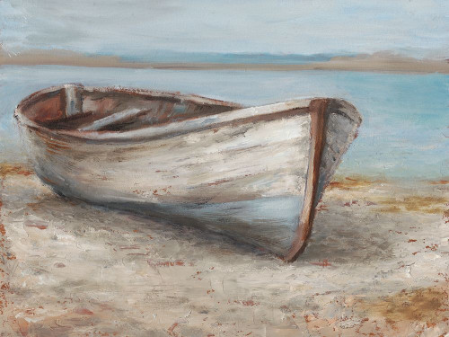 Whitewashed Boat I Poster Print - Ethan Harper