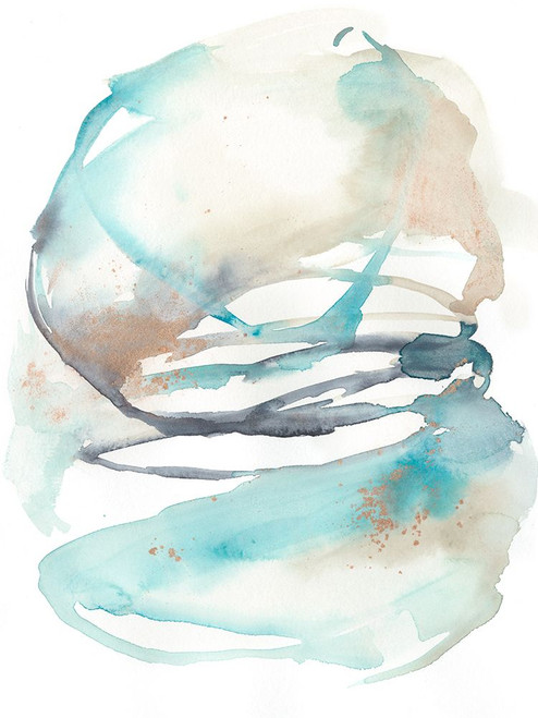 Spiral Bloom II Poster Print - Jennifer Goldberger