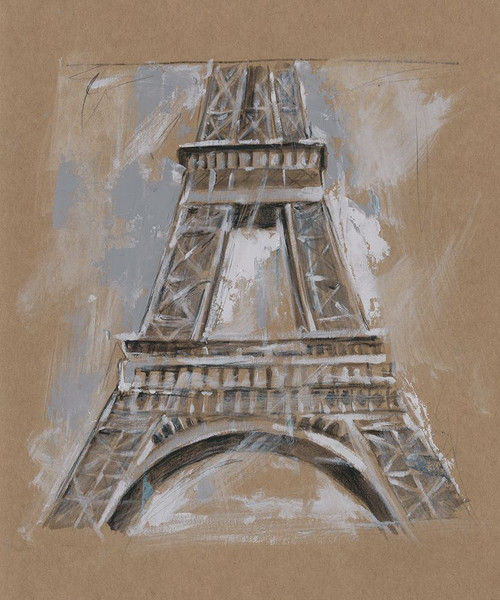 Brushwork Architecture Study II Poster Print - Ethan Harper