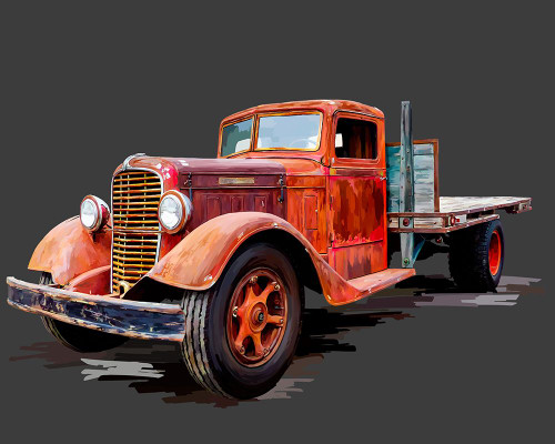 Vintage Truck I Poster Print - Emily Kalina
