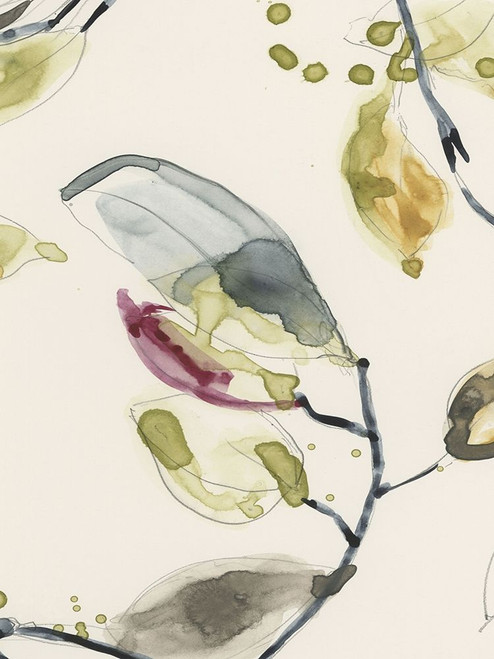 Leaf Branch Triptych II Poster Print - Jennifer Goldberger