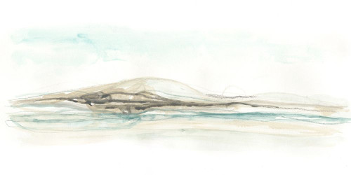 Liquid Hillscape I Poster Print - June Erica Vess