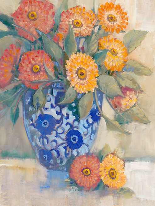 Oriental Bouquet I Poster Print - Tim OToole