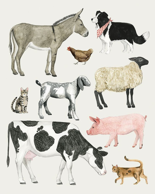 Farmland Family IV Poster Print - Grace Popp