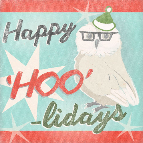 Retro Christmas III Poster Print - June Erica Vess