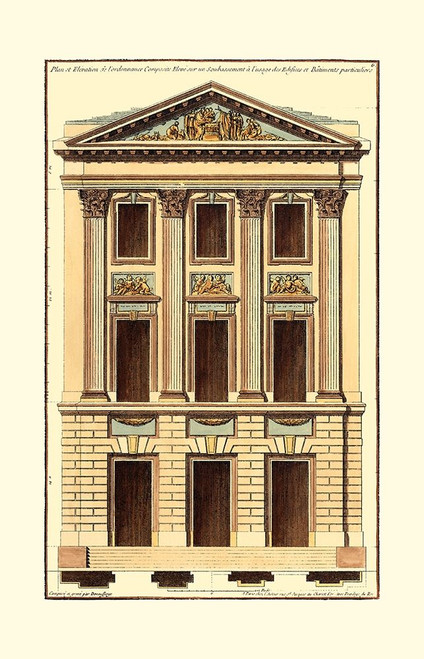 Architectural Facade I Poster Print - Deneufforge