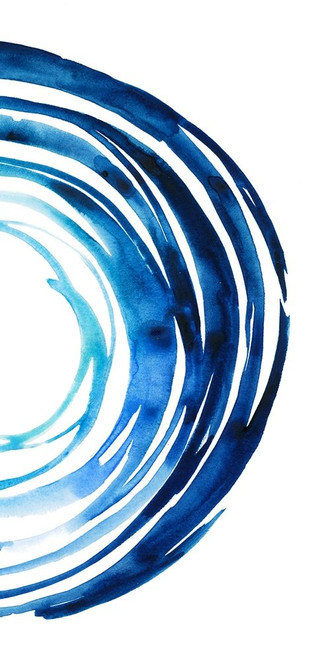 Blue Vortex II Poster Print - Grace Popp