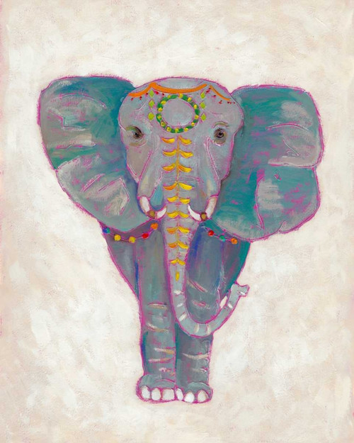 Festival Elephant I Poster Print - Chariklia Zarris