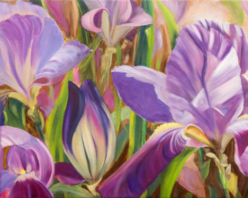 Iris Details I Poster Print - Sandra Iafrate