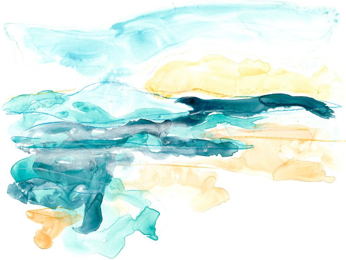 Liquid Lakebed II Poster Print - June Erica Vess