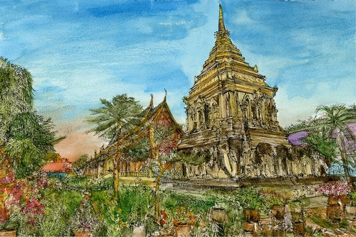 Chiang Mai II Poster Print - Melissa Wang