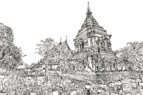 Chiang Mai I Poster Print - Melissa Wang