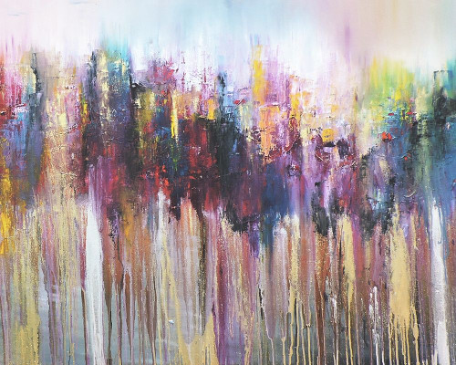 Morados II Poster Print - Leticia Herrera