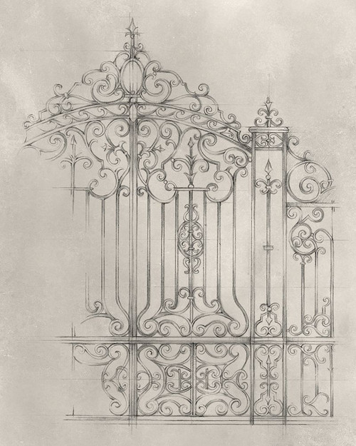 Iron Gate Design II Poster Print - Ethan Harper