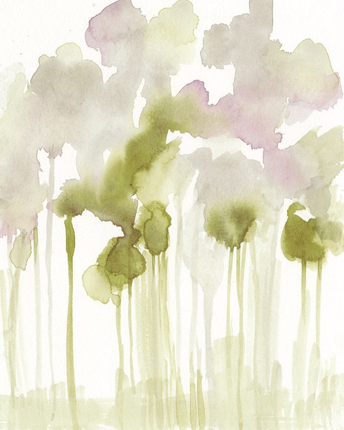 Aquarelle Forest I Poster Print - Jennifer Goldberger