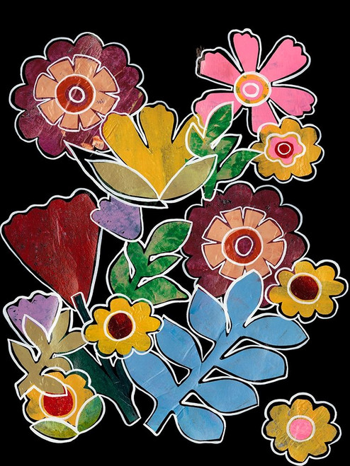 Layered Floral I Poster Print - Regina Moore