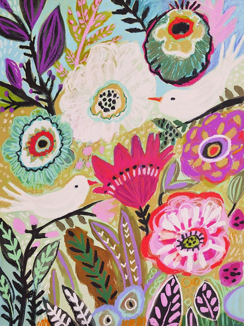 Garden Birds I Poster Print - Karen Fields