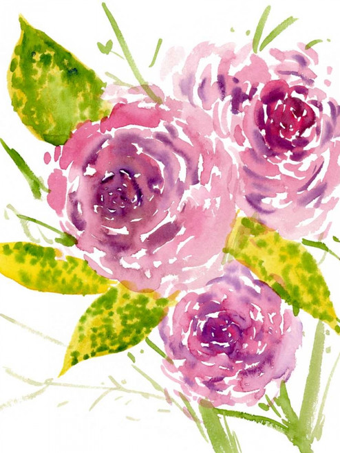 Bouquet Rose I Poster Print - Melissa Wang