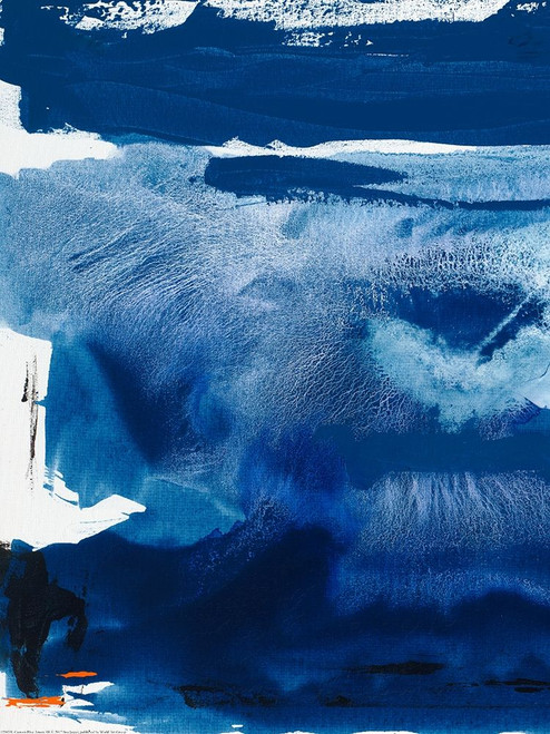 Custom Blue Amore III Poster Print - Sisa Jasper